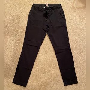 Black Faded Glory Cotton Chinos, Size 4A